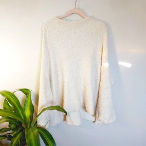 FREE PEOPLE Cuddle Up Pullover Sweater Ivo…